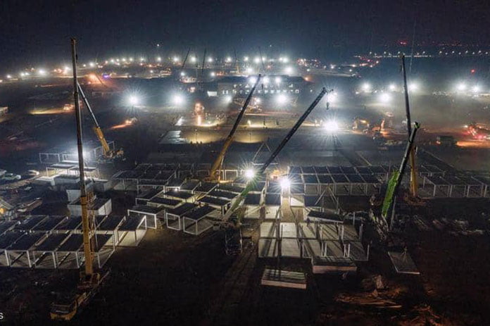 بناء مستشفى لمرضى كورونا