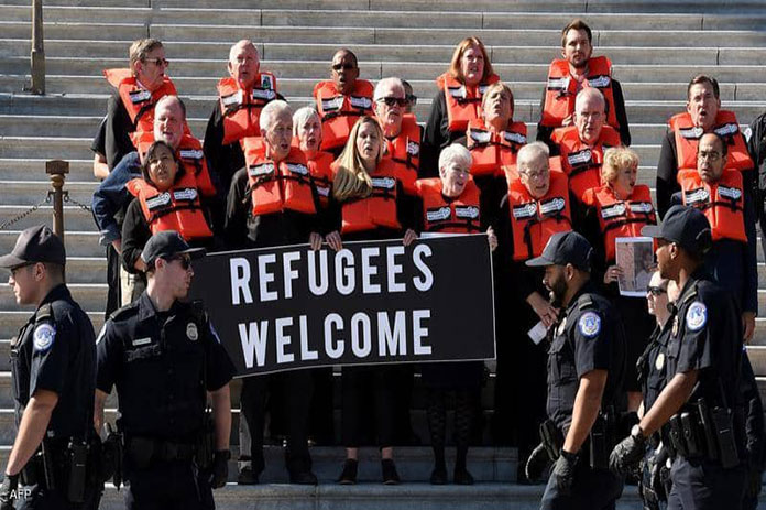 اللجوء على الحدود