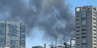 حريق فندق بيروت