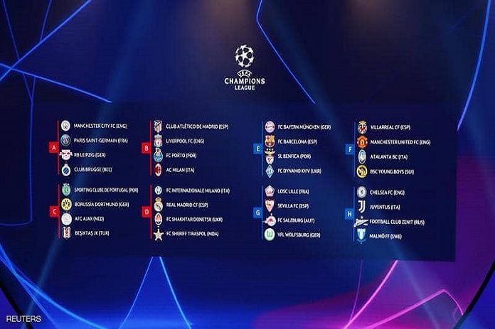 قرعة دوري أبطال أوروبا.. مواجهات نارية وثأرية