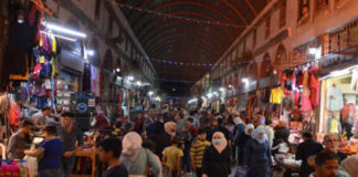 فتح وإغلاق الأسواق حمص