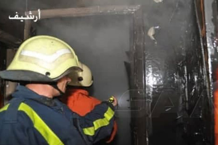 حريق أشرفية صحنايا