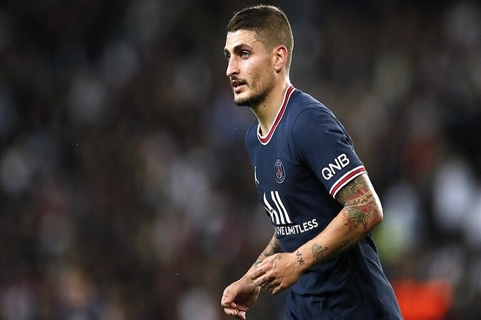 باريس سان جيرمان يعلن تفاصيل إيقاف نجمه فيراتي