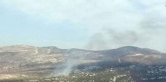 إخماد حريق في ريف حمص