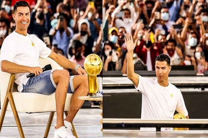 رونالدو يظهر “من تحت الأرض” للقاء عشاقه في “إكسبو دبي”