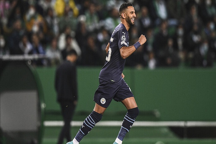 محرز يعادل رقم جوتا ويطارد محمد صلاح