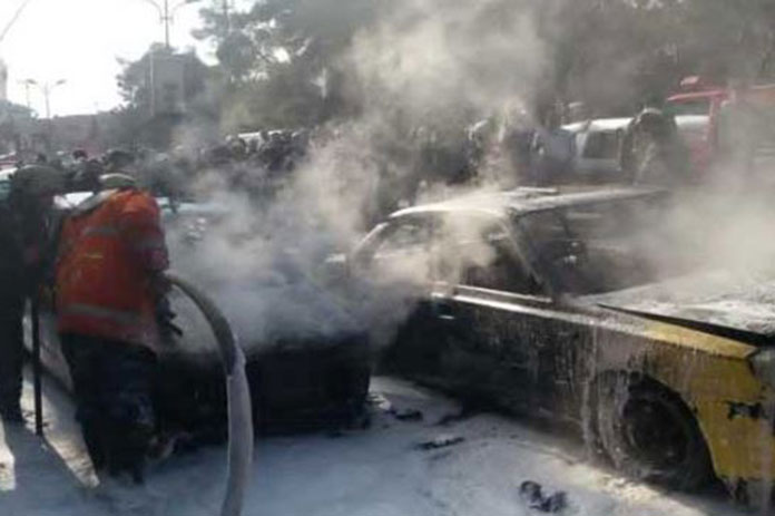 إخماد حريق ركن الدين