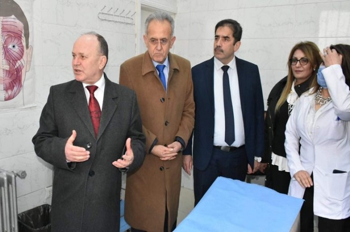 وزير التعليم العالي يفتتح شعبة الجراحة والعيادة التجميلية في مشفى الأمراض الجلدية بدمشق