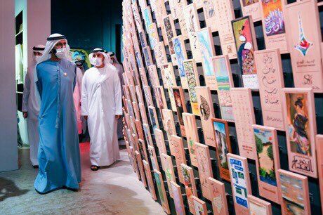 الشيخ محمد بن راشد آل مكتوم يزور الجناح السوري في إكسبو دبي