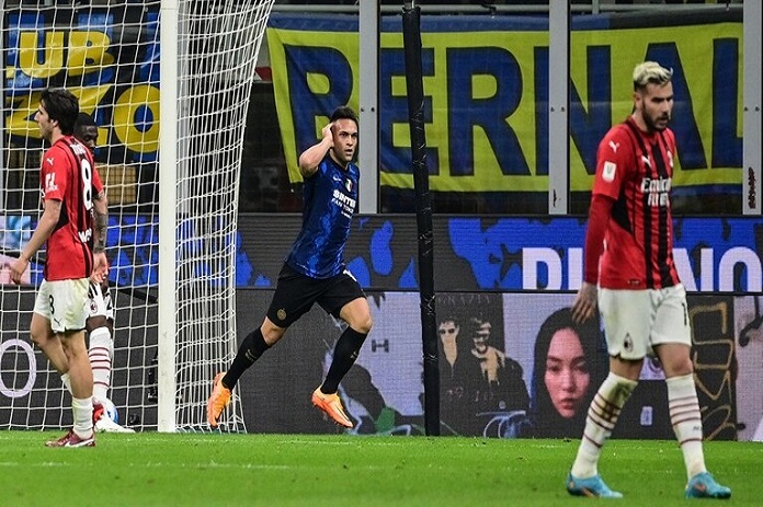 إنتر يقسو على جاره ميلان بثلاثية ويتأهل إلى نهائي كأس إيطاليا