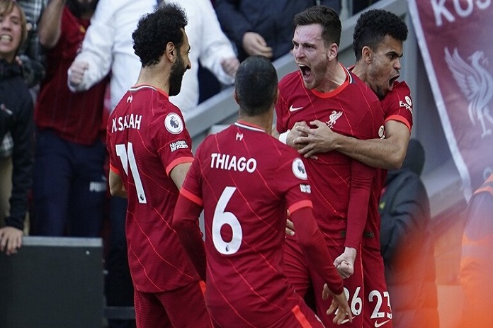 ليفربول يحسم “ديربي الميرسيسايد” بثنائية ويواصل الضغط على مانشستر سيتي