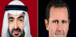 الرئيس الأسد يهنئ الشيخ محمد بن زايد