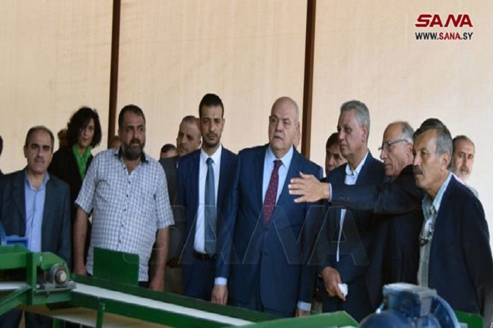 خط لفرز الحمضيات في طرطوس بالخدمة بعد إعادة تأهيله