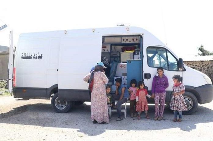 العيادة المتنقلة للهلال الأحمر تقدم الرعاية الصحية إلى 5078 مريضاً في القنيطرة