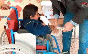 child donates his savings to quake victims