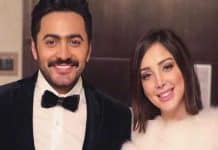 طلاق تامر حسني وزوجته بسمة بوسيل