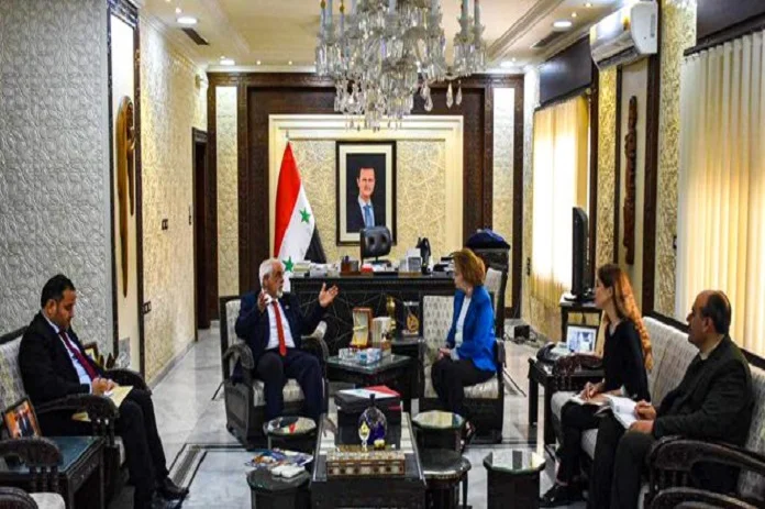 وزيرة الثقافة الدكتورة لبانة مشوّح