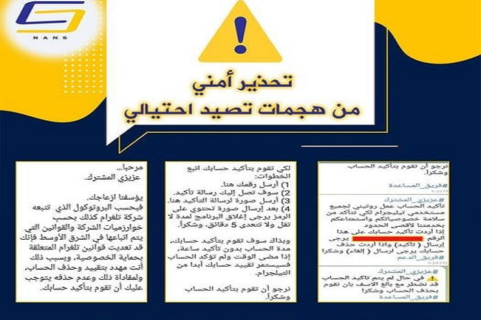 تحذير من هجمات تصيد احتيالي على تطبيق تلغرام