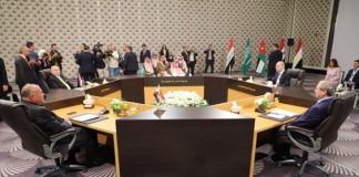 البيان الختامي لاجتماع وزراء خارجية سورية والسعودية والأردن ومصر والعراق في العاصمة الأردنية عمان