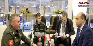 وزير الدفاع البيلاروسي يؤكد استمرار بلاده في الوقوف إلى جانب سورية