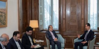 الرئيس الأسد يستقبل علي أصغر خاجي معاون وزير الخارجية الإيرانية