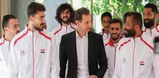 الرئيس الأسد يستقبل فريق نادي الفتوة لكرة القدم بعد فوزه ببطولة الدوري