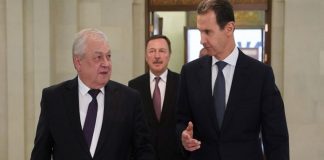 الرئيس الأسد يبحث مع لافرنتييف الطروحات التي تجري مناقشتها على المستوى العربي والدولي لحل ملف عودة اللاجئين السوريين