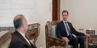 لقاء الرئيس الأسد وعبد اللهيان