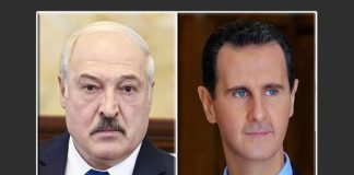 الرئيسان الأسد ولوكاشينكو يتبادلان التهاني بمناسبة الذكرى الثلاثين للعلاقات الدبلوماسية البيلاروسية السورية
