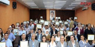 تكريم متفوقي الشهادتين الثانوية العامة والإعدادية بمحافظة ريف دمشق