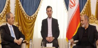 الوزير المقداد يبحث مع أحمديان وولايتي العلاقات الثنائية وسبل تطويرها