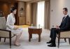 الرئيس الأسد في مقابلة مع تلفزيون الصين المركزي