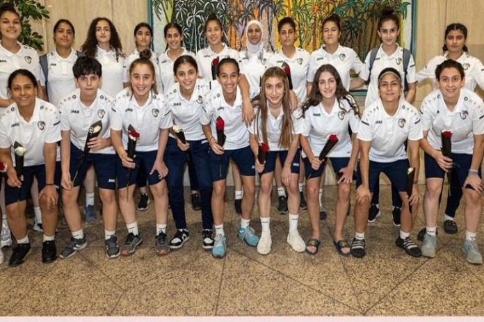 ناشئاتنا تفتتح بطولة غرب آسيا بالفوز على العراقيات بأربعة أهداف