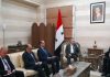 عرنوس يبحث مع القائم بأعمال السفارة العراقية تطوير العلاقات الثنائية بين البلدين