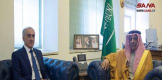 سوسان يستعرض مع الرسي العلاقات الأخوية السورية السعودية وتعزيز التنسيق في المحافل الدولية