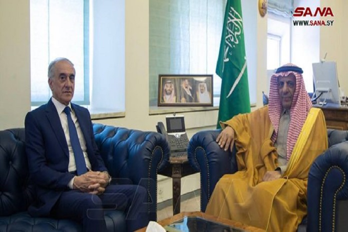 سوسان يستعرض مع الرسي العلاقات الأخوية السورية السعودية وتعزيز التنسيق في المحافل الدولية