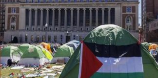 مظاهرات في الجامعات الأمريكية نصرة لفلسطين والسلطات تتجه للقوة لفضها