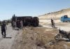 إصابة عدد من الركاب باصطدام شاحنة وسرفيس غرب سلمية