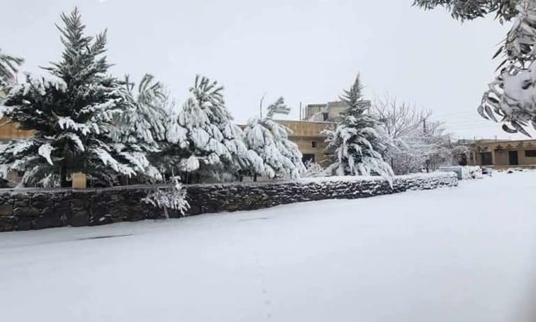 ثلوج على المرتفعات