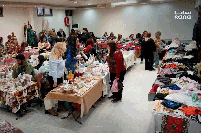 بازار دمشق الخيري.. منتجات محلية لدعم المحتاجين في موسم الأعياد